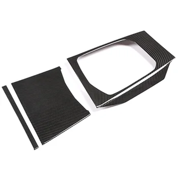 

Car Center Console Gear Shift Decoration Panel Cover Trim for G20 G28 325 3 Series 2019 2020 ABS Carbon Fiber