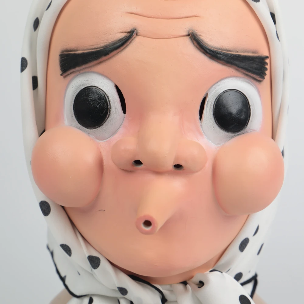 

Demon Slayer: Kimetsu no Yaiba Cosplay Mask Haganeduka Hotaru Latex Helmet Halloween Party Prop Masquerade Hood Masque