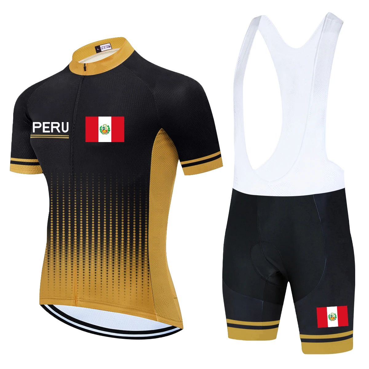 Новинка 2022 Перу велосипедная команда с коротким рукавом Maillot Ciclismo 20D Мужская