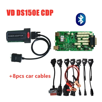 

2020 with Original shell scan for VDIJK Autocoms pro single pcb 2016R0 keygen with bluetooth obd2 diagnostic tool+ 8pc car cable