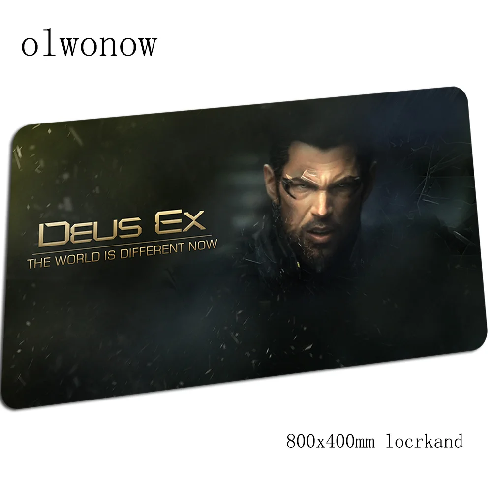 Deus Ex коврик для мыши Лидер продаж 80x40 см игровой коврик для мыши Коврик для нетбука Профессиональные симпатичный padmouse игры pc gamer коврики геймпад