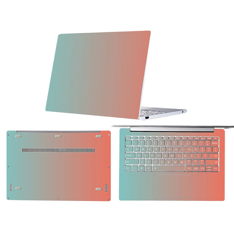 Vinyl Stickers for Xiaomi Mi Air 13.3 12.5 Pro 15.6'' Gradient color Laptop Skin Stickers for Xiaomi RedmiBook 14 inch decals