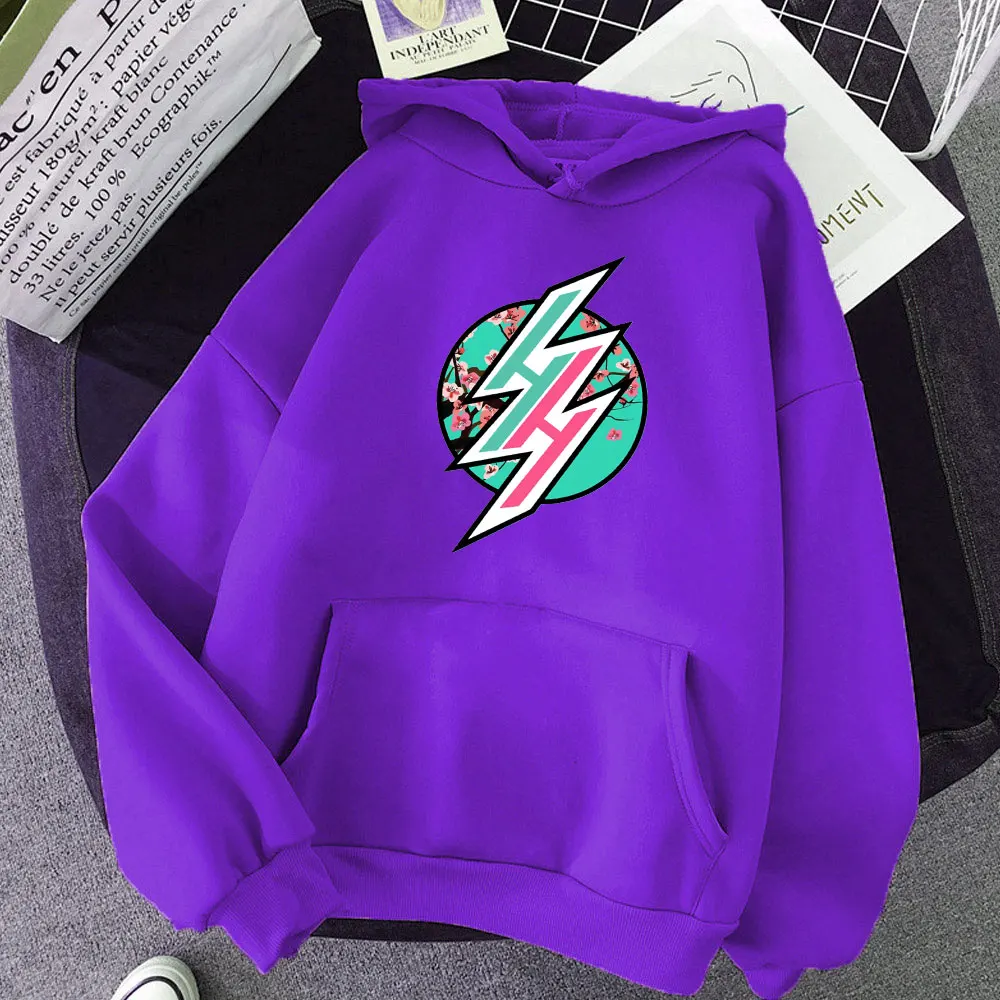 Anime Streetwear Hentai Haven Logo Pattern Print Pullover Ahegao Loli Meme Female Oversized Hoodie Womens Spring Unique Jacket