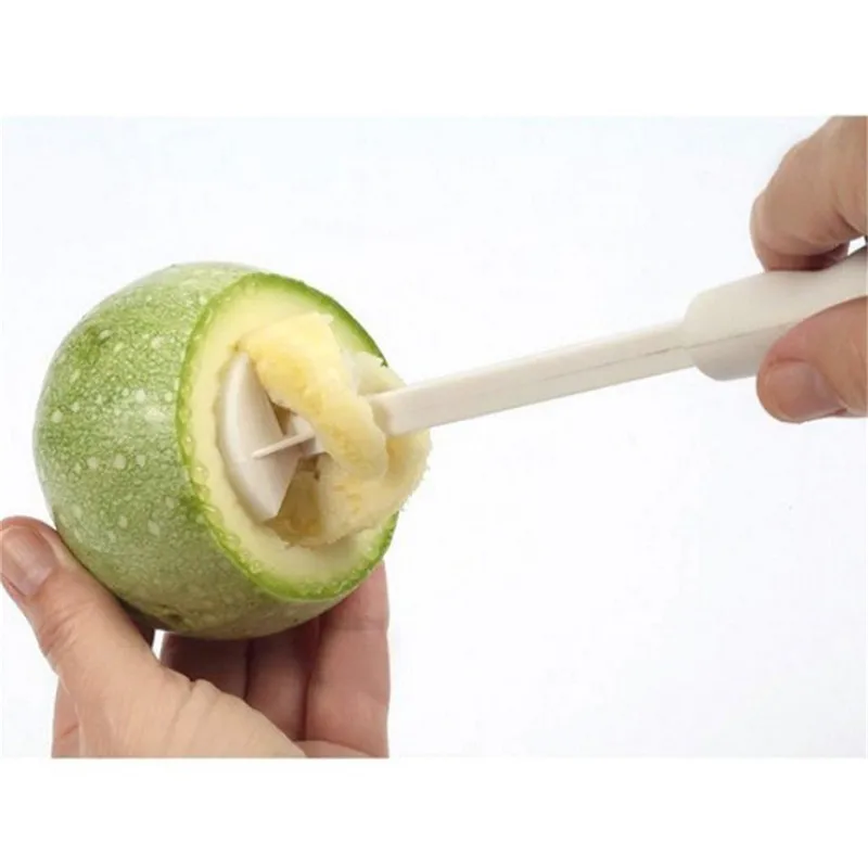 

4 pcs/set Multifunction Vegetable Spiral Cutter Spiralizer Meat Filling Tool Plastic Tomato Eggplant Cutter Kitchen Tool
