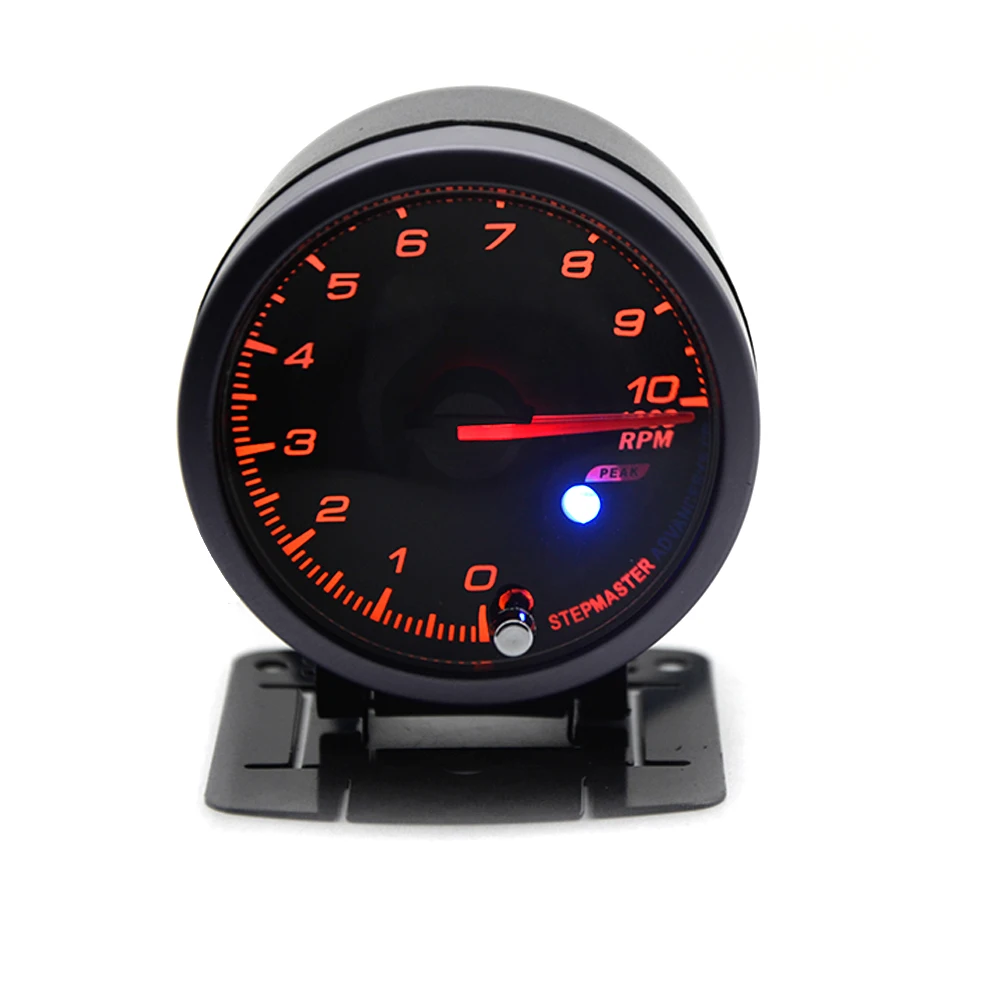 60MM Face Boost turbo Water Oil temp Oil press Voltmeter Air fuel Ratio Exhaust gas temp tachometer gauge Dual Led Color automobile gauge led voltmeter motorcycle temperature gauge digital temperature gauge water temperature gauge boat gauge
