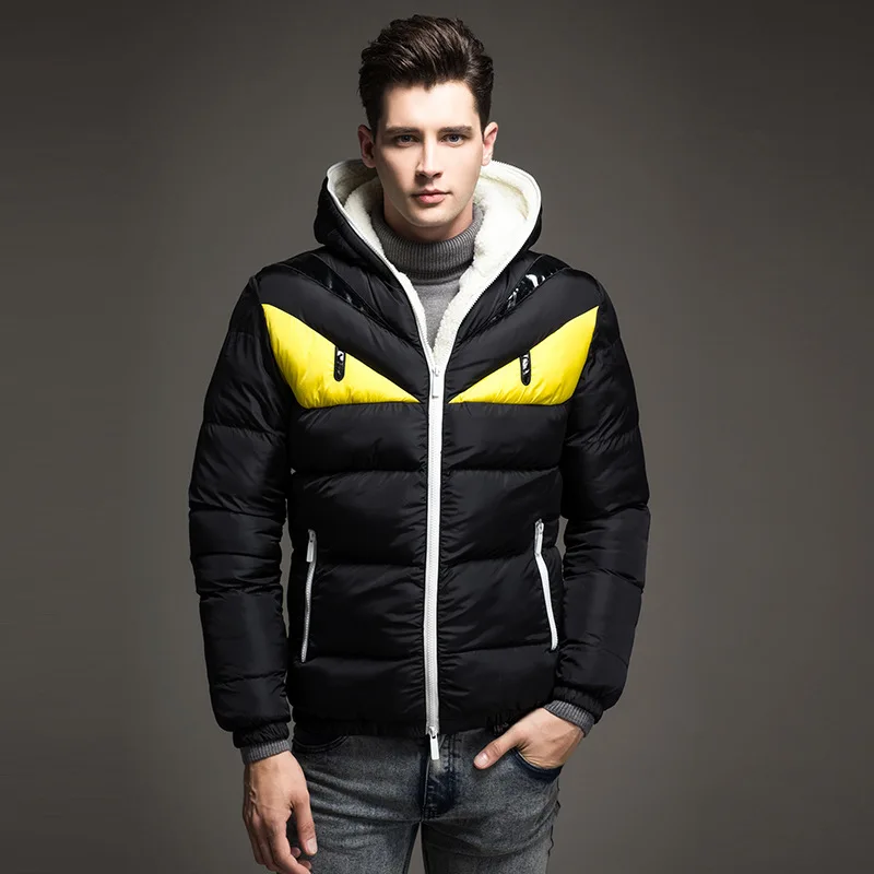 

Men's Hat Cotton Clothes Body-building Large Size Men's Cotton Clothes Men's Down Cotton Clothes Men's Down Cotton Suit Parkas