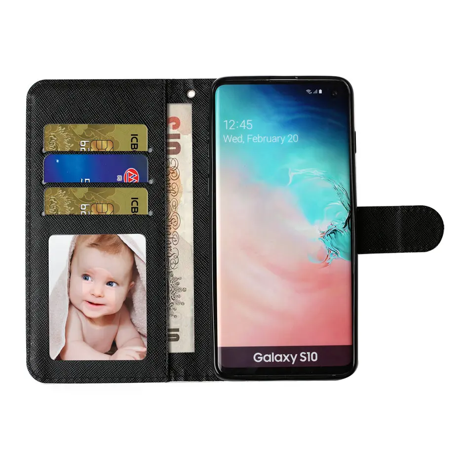 Милый тонкий кожаный чехол книжка для телефона бумажник iPhone 12 Мини SE 2020 11 Pro Max XR X XS
