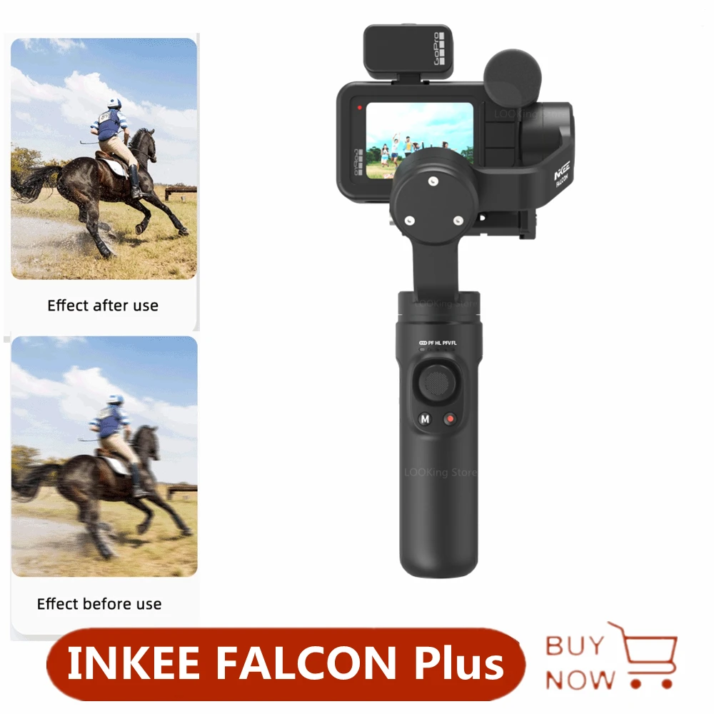 INKEE FALCON Plus Action Kamera Gimbal Stabilisator Handheld Anti 