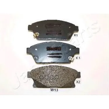 Колодки Тормозные Дисковые Japanparts Paw13af Japanparts арт. PAW13AF
