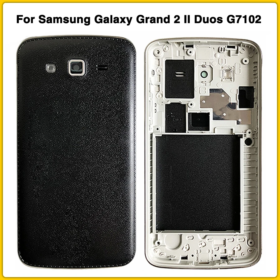 Чехол с полным покрытием для Samsung Galaxy Grand 2 II Duos G7102 G7106 G7100 задняя крышка батареи