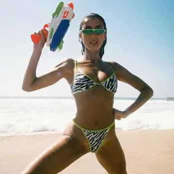 

Women Brazilian Swimwear Bandage Bikini Bra Push-Up Tops Thongs Bottoms Swimsuit Beach Bathing Suit