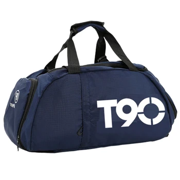 

Unisex Solid Fashion Nylon Adjustable Strap Zipper Closure Large Capacity Sport Gym Bag Portable Wear Resistant With Handles