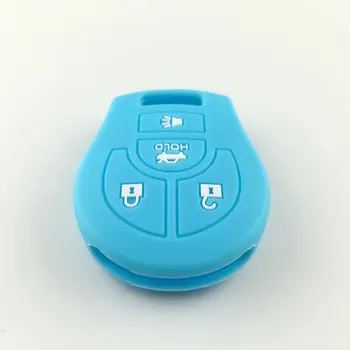 

SILICONE SKIN COVER SHELL FIT FOR NISSAN REMOTE KEY CASE HOLDER FOB 4BUTTON
