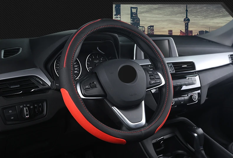Универсальные аксессуары для интерьера чехол на руль подходит для Citroen C1 C3 C4 кактус C4 C3 Aircross C4 Picasso Berlingo Jumpy и т. Д