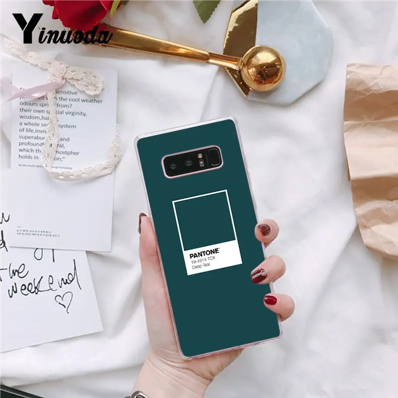 5 Yinuoda Pantone candy цветной узор, резиновый мягкий чехол для телефона, Аксессуары для samsung S9 S9 Plus S8 S8plus S7 S6 S10, чехлы для мобильных телефонов - Цвет: 5