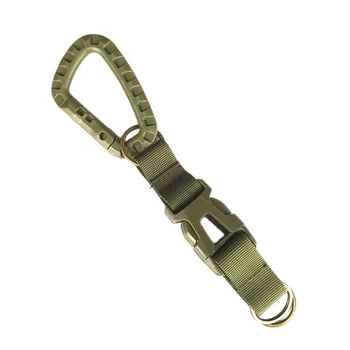 

New! Outdoor sports keychain carabiner MOLLE sturdy webbing special service belt hook Tactical belt