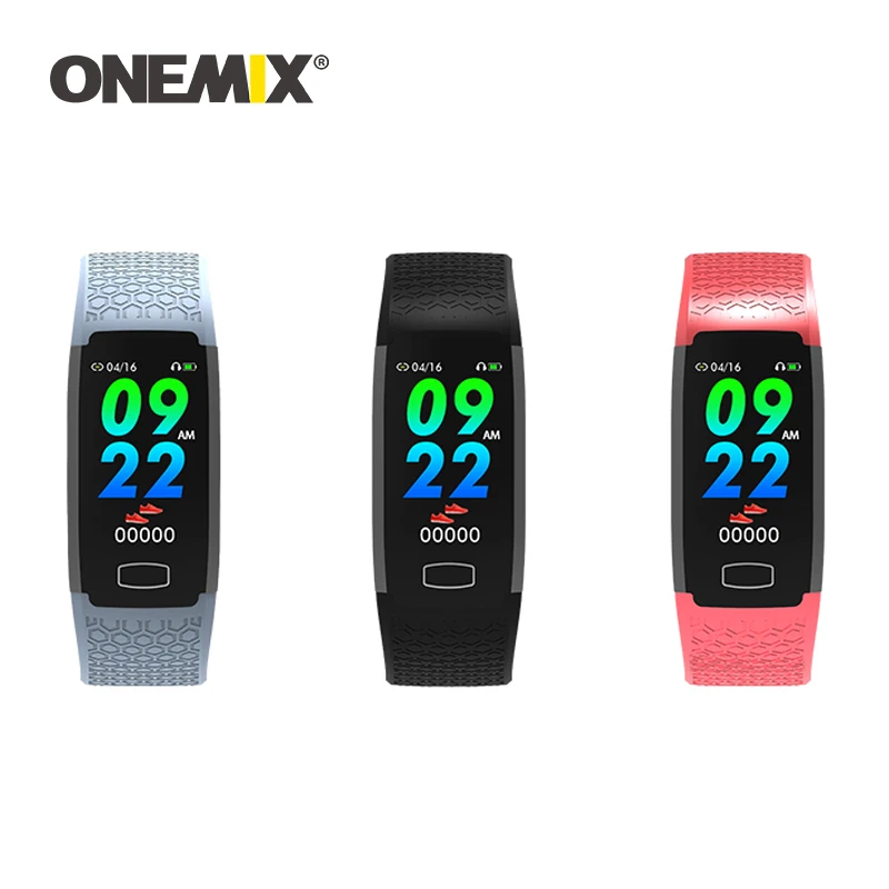

ONEMIX Fashion Smart Fitness Watch 2019 Waterproof Sport Pedomoter Oxygen Blood Pressure Monitor Accurate Step Counter Bracelets