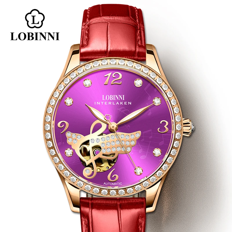 

New LOBINNI Watch Women Luxury Brand Women Watches Sapphire Waterproof relogio Japan Miyota Automatic Mechanical Movement