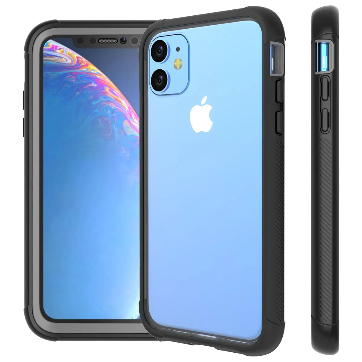 Чехол для iPhone 11Pro 11 Pro Max, водонепроницаемость в повседневных условиях, защита 360 градусов, ударопрочный чехол для iPhone 11 6,1, прозрачный чехол