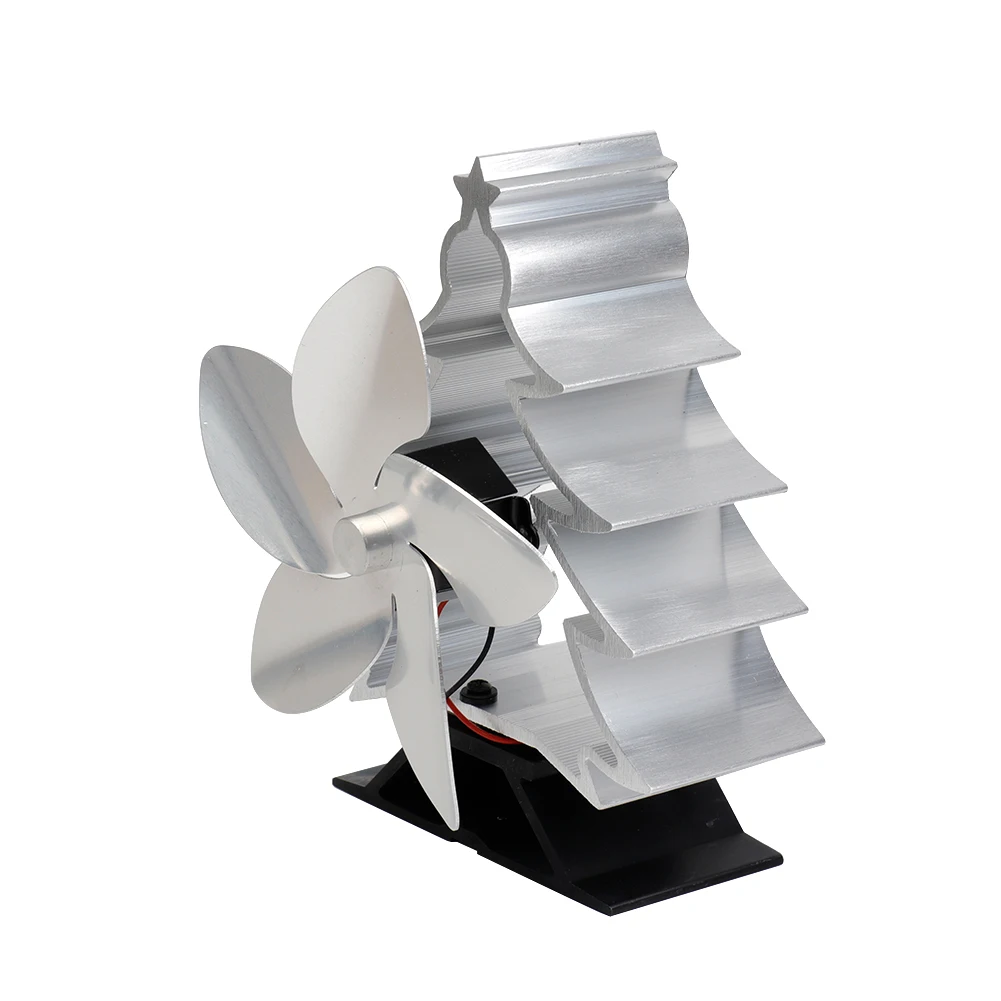

Top 5 Blade Stove Fan Burner Metal Efficient Christmas Tree Durable Home Energy Saving Portable Heat Powered Fireplace