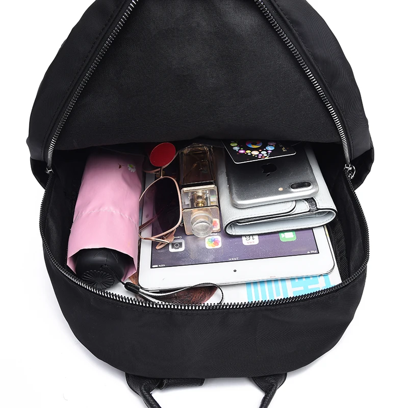 Черный Оксфорд женские рюкзаки женская сумка на плечо школьная сумка рюкзак розовый для девочек Дорожная модная сумка Bolsas Mochilas Sac A Dos