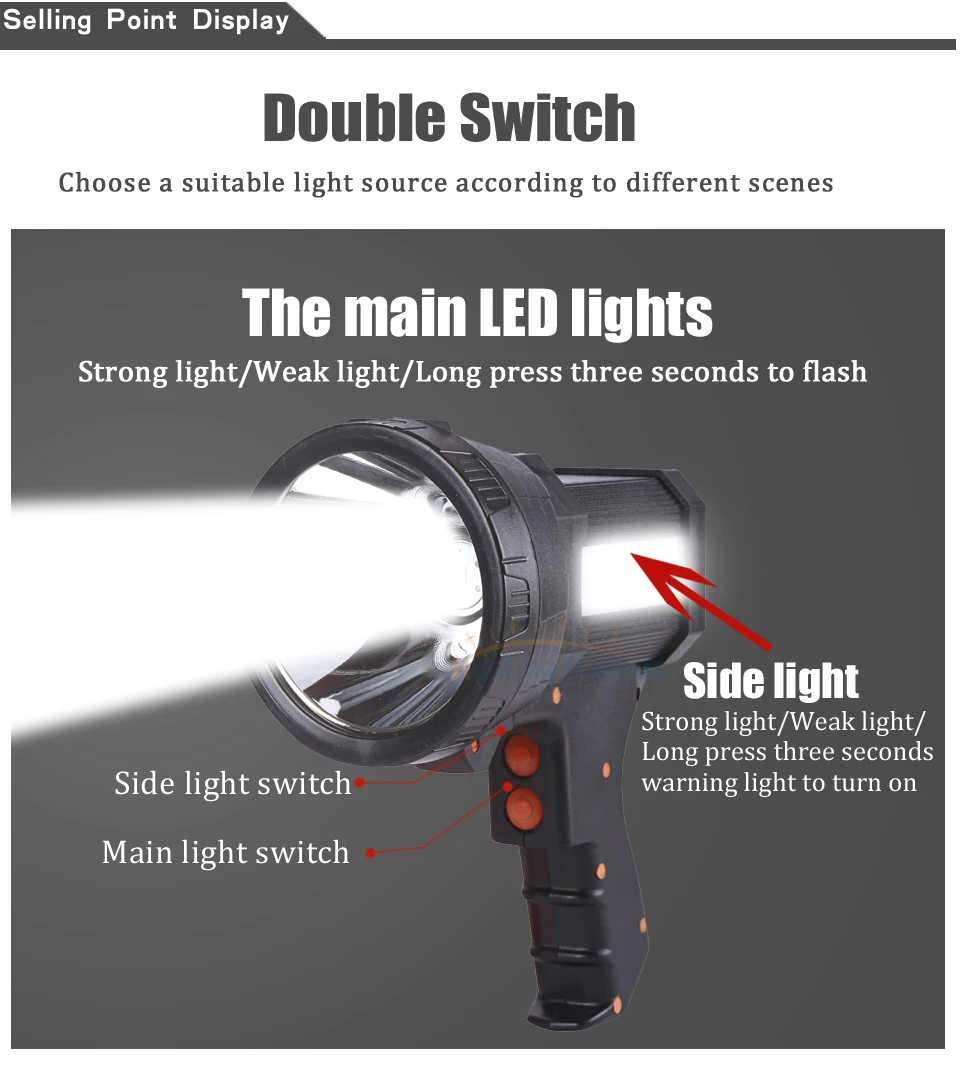 手枪手电筒黑色修改_07