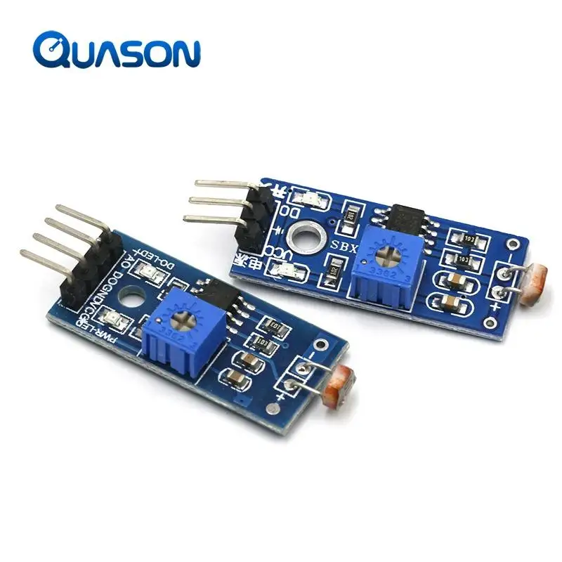 Module de capteur photosensible de détection de lumière de résistance sensible optique de LM393 4pin pour le Kit de bricolage d'arduino ► Photo 3/6