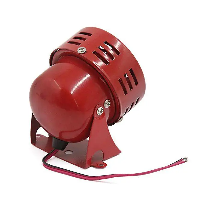 LumiParty автомобиль металлический DC 12V предупреждающий Громкий Рог труба красный