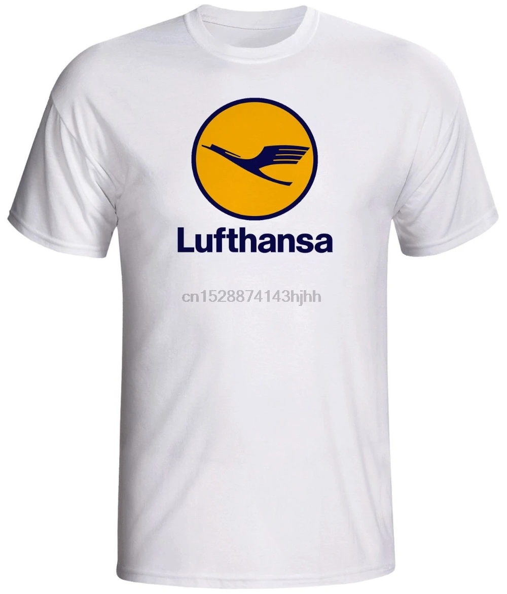 Лидер продаж Модная рубашка Lufthansa Airline винтажные повседневные футболки в стиле