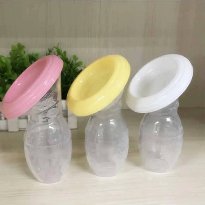 Maternity Postpartum Tools 100 ml Silicone Manual Breast Pump Pregnant Woman Anti-overflow Breast Milk Simple Collect Collectors