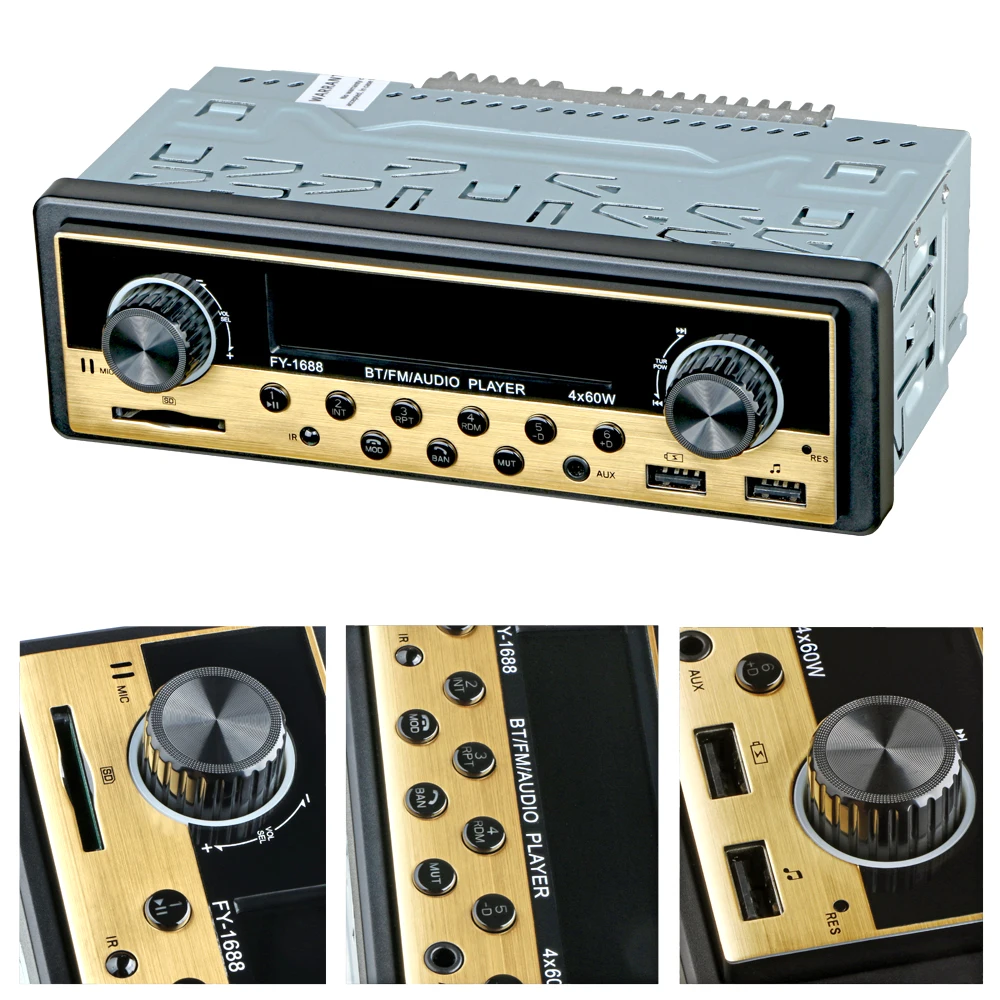 Автомагнитола 1 din Bluetooth FM MP3 Aux|Автомобильные радиоприемники| |