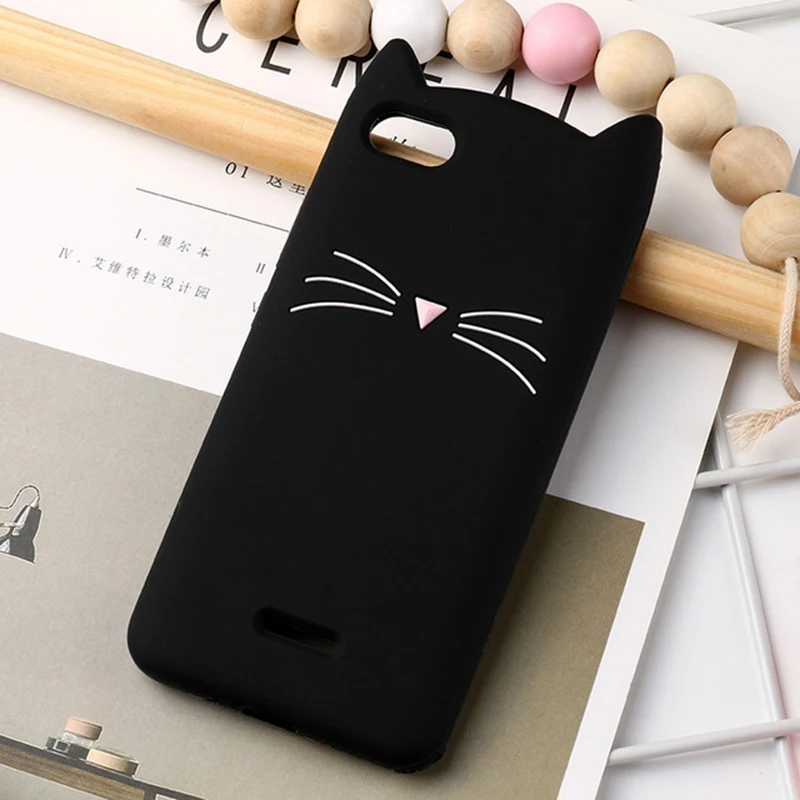Милый мягкий силиконовый чехол из ТПУ с 3D рисунком бороды кошки для Red mi Note 7 4 3 Pro Global 4X 4A 5 5A 6A S2 mi 8 SE 6 5 Pocophone F1