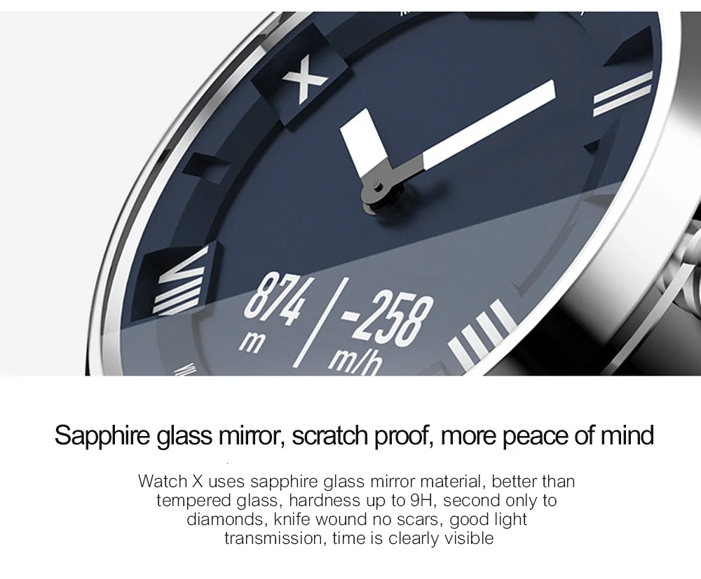 Lenovo Watch X механические смарт-часы OLED экран сапфировое стекло умные часы 45 дней в режиме ожидания 80 м водонепроницаемый монитор сердечного ритма