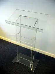 Амвон furnitureFree доставка Красивая HoYodeMonterrey умеренная цена акриловый Подиум Кафедра Lecternacrylic клеть