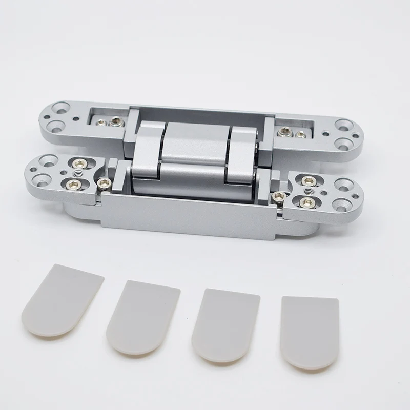 JIAOJIAOZ concealed door hinge hidden cross door concealed flap hinge 3d adjustable wooden