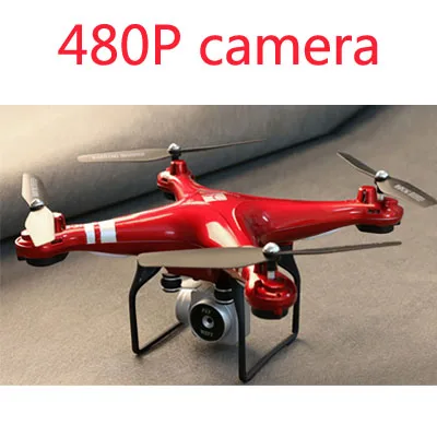 red-480P camara Радиоуправляемый Дрон, игрушки с дистанционным управлением, HD Антенна, Wifi, FPV 480 P/720 P/1080 P камера, 2,4 ГГц, приложение, детская игрушка, настраиваемая фотография, видео X52D, XY4 - Цвет: red-480P camara