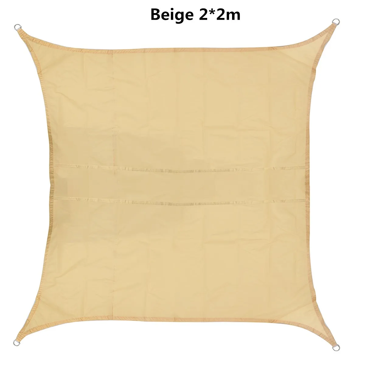 beige 2x2m Прямоугольная Защита от солнца защита от солнца открытый навес сад патио шторы для бассейна парус тент Кемпинг палатка для пикника - Цвет: beige 2x2m