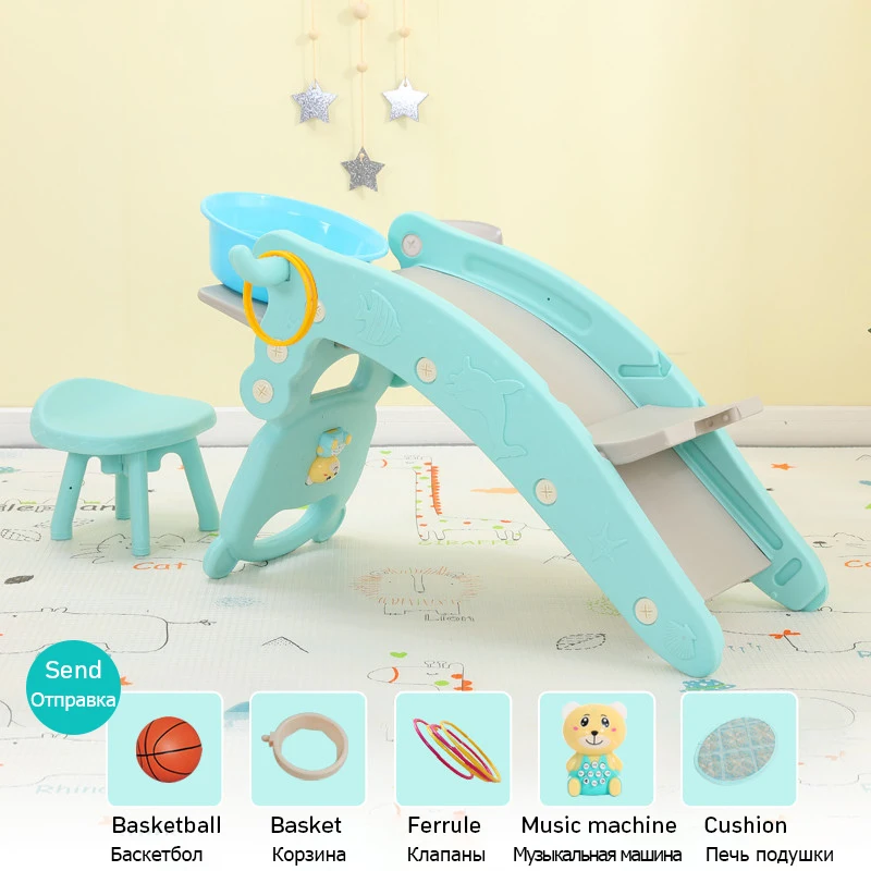 IMBABY Multifunction Kids Slide Children's Rocking Horse Slide 4 in 1 Indoor Baby Wash Hair Bed for 0-6 Years Old Baby Play Toys 5 IMBABY Multifunction Kids Slide Children's Rocking Horse Slide 4 in 1 Indoor Baby Wash Hair Bed for 0-6 Years Old Baby Play Toys 5