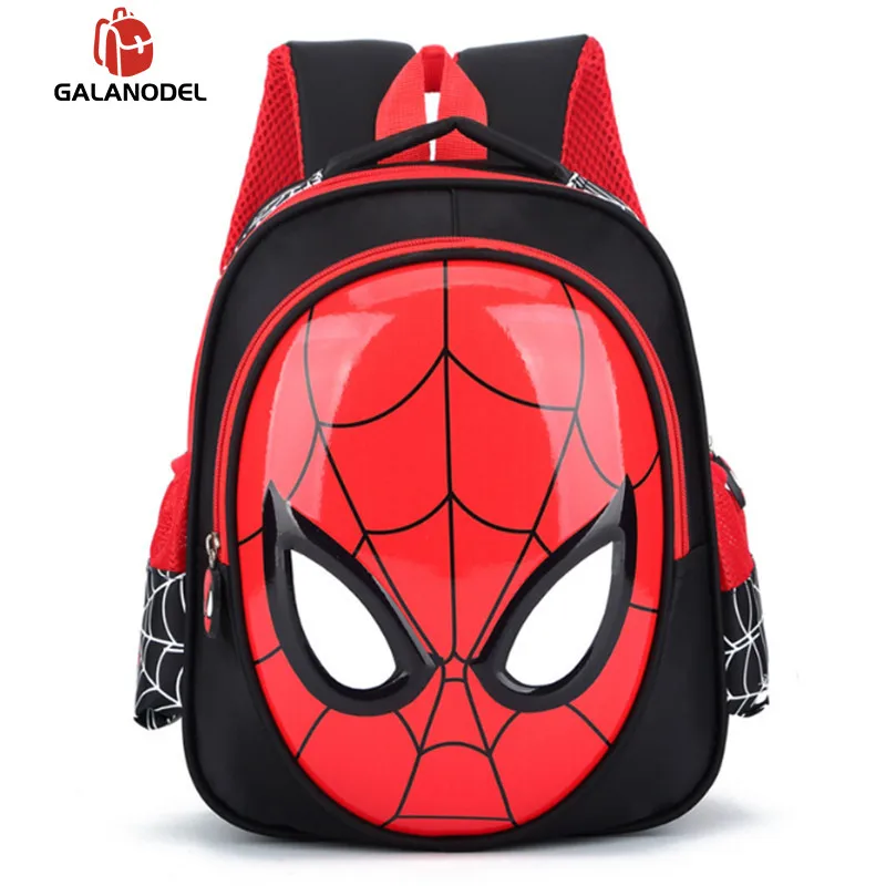 

School Bags For Boys Waterproof Backpacks Child Spiderman Book pecil handbag Kids Shoulder Bag Satchel Knapsack