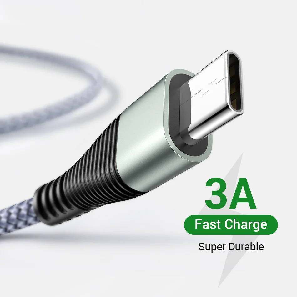 

FIVI USB Type C Cable for USB C for Samsung S10 S9 S8 huawei xiaomi USB-C 3A Fast Charge USB C Cable charging cable for Huawei