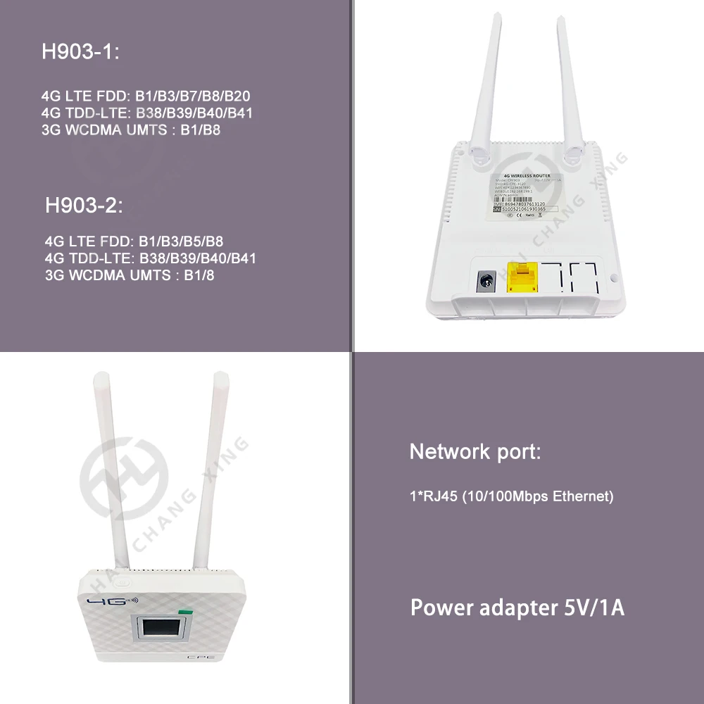 Roteador sem Fio Produto Quente 4g Wifi Modem Mifis 150mbps Lte 3g Umts Tela Lcd Roteador 2022 Hcx H903 6 Computador e Escritório