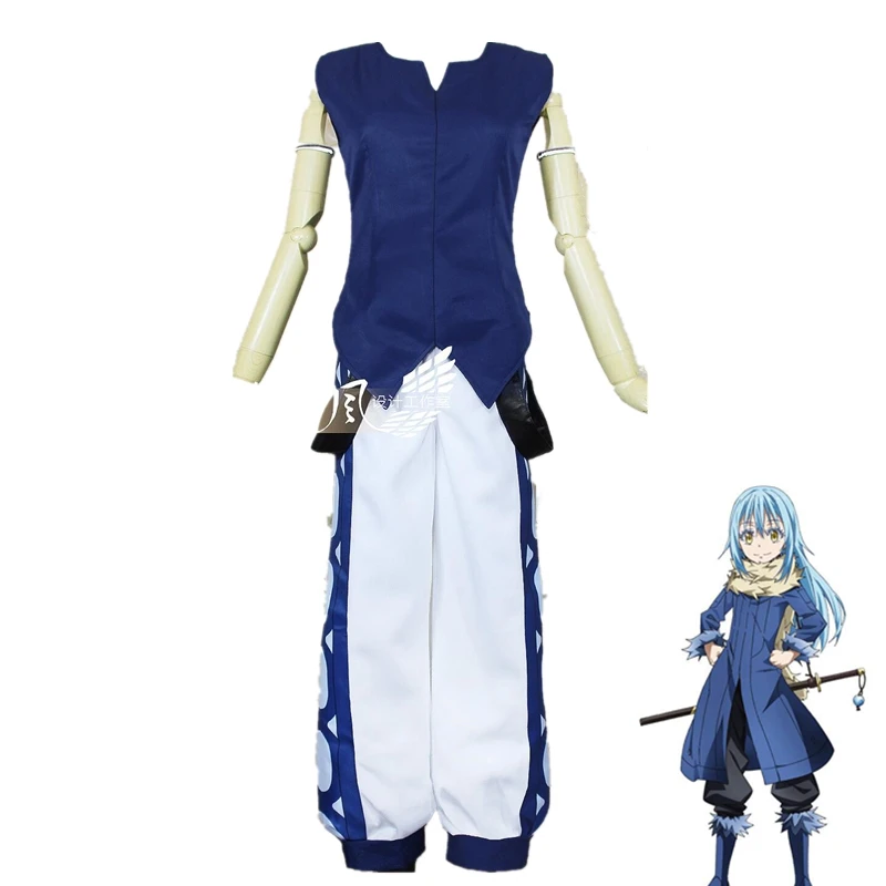 men costume Аниме «That Time I Got Reincarnated as a Slime»; маскарадные костюмы; костюм для косплея римуру темпеста; костюм для Хэллоуина - Цвет: men costume