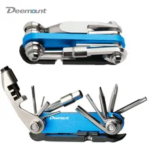 Kit de herramientas multifuncionales 14 en 1 para reparación de bicicletas, conjunto de herramientas de mantenimiento de aleación de acero, destornillador cruzado, cortador de cadena