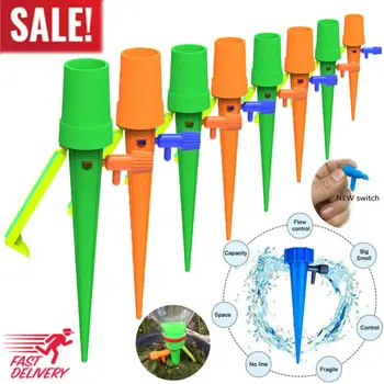 

2020 HOT Plant Self Watering Adjustable Stakes System Vacation Plant Waterer Self Automatic Watering Spikes Irrigation System