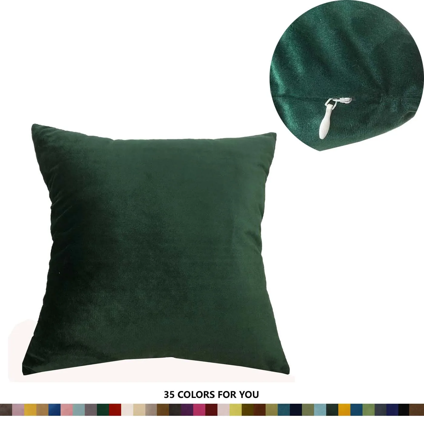 Super Soft Decorative Pillow Cover 40x60/50x50/55x55/60x60CM Velvet Sofa Cushion Cover Home