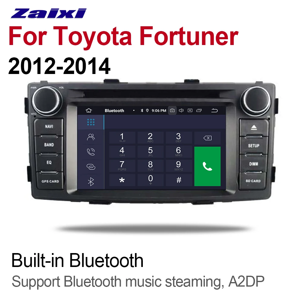 Автомобильный мультимедийный плеер для Toyota Fortuner 2012 2013 2014 Android 2 Din WIFI GPS навигация
