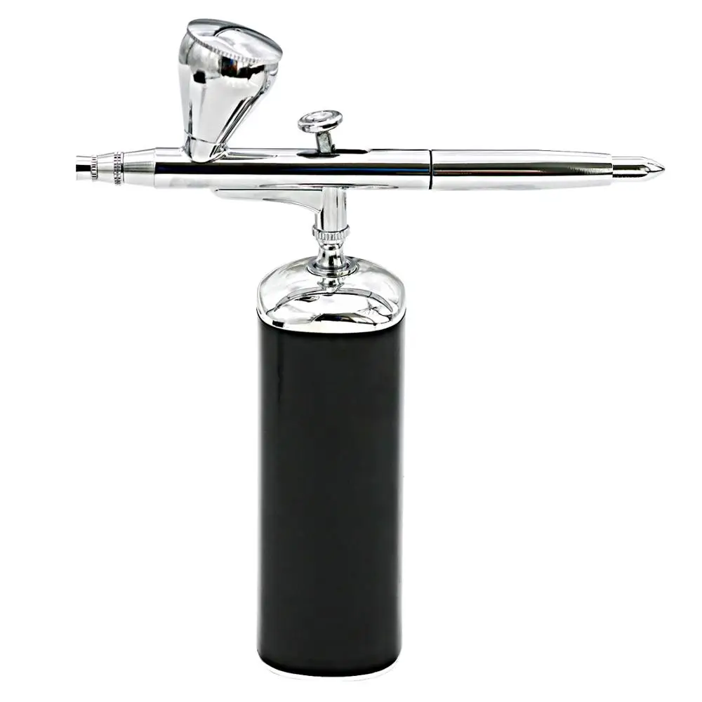 

Rechargeable Airbrush Makeup Kit Handheld Air Compressor Dual-action Spray Gun Double Trigger Pen Hobby Temporary Tattoo Machine