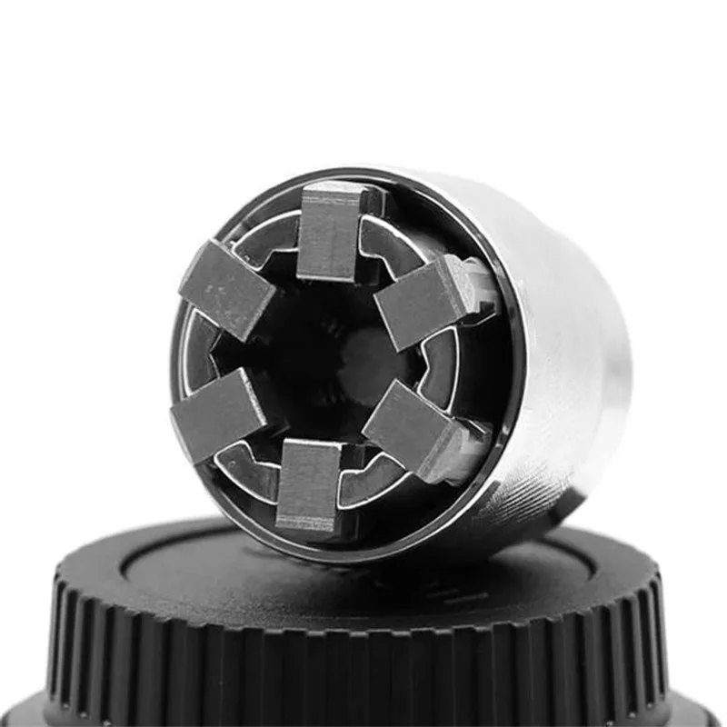 Drillpro Adjustable 10-19mm Socket Pro Magical Socket Wrench Mintiml Wrench Replacement Accessories Adjustable 10-19mm Socket Multi Drill Attachment Magic Tool Universal Wrench Cover Chrome Molybdenum Steel Universal Sleeve