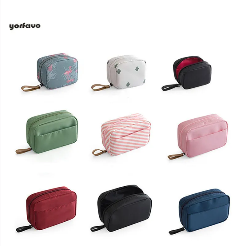 

Hot-sale Make up Storage Bag Organizer Cactus Cosmetic Case Beauty Makeup bags Travel Washing Bad Stripe coin bag Cosmetics Bag