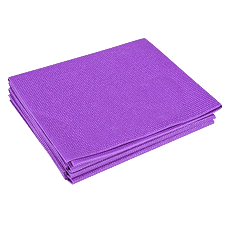 

Yoga Mat Foldable Thin Hot Yoga Mat Sweat Absorbent Anti Slip Mats for Travel Yoga and Pilates